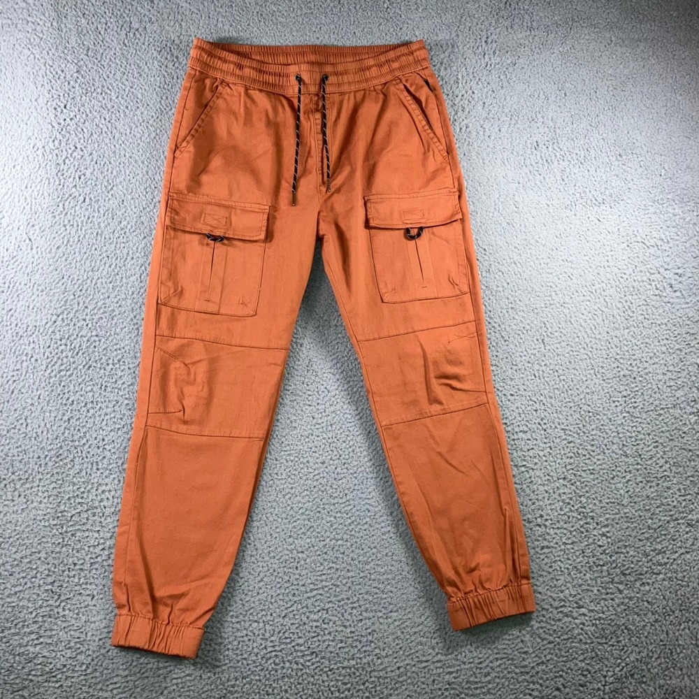 Ring of Fire Barnabas Cargo Joggers Mens XL Copper Orange Rust Gorpcore NWT